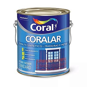 TINTA CORALAR ESM BR PRETO 3,6L CORAL