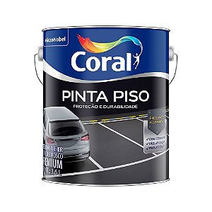 Tinta Pinta Piso Fo Cinza Medio 3,6L Coral