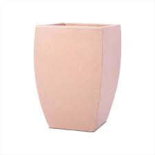 Vaso Quadrado Apolo 54 Bege Afort