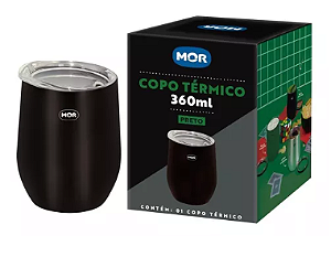 Copo Termico Preto 360Ml 8041