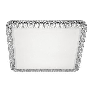 Plafon Shine Led Quad Liso 24W Ajustavel 40Cm 87126 Blumenau
