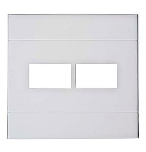 Placa 4X4 2 Modulos Decor 44421 Schneider