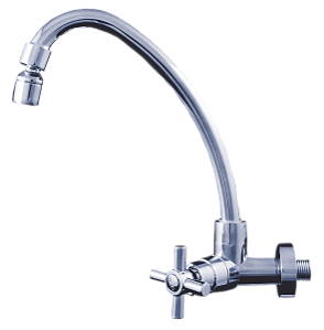 Torneira Parede Cruzeta Abs Cromada 1646 Civitt