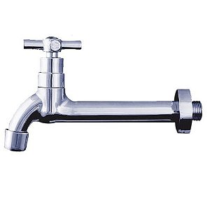 Torneira Parede Pia Cruzeta Abs Arej 18Cm Cr 1679 Civitt
