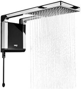 CHUVEIRO ACQUA STORM 127V PRETO CROMADO 0056 LORENZETTI