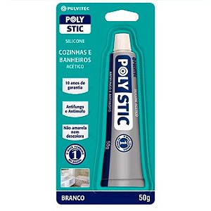 Silicone Acetico Branco 50G Zk102 Pulvitec