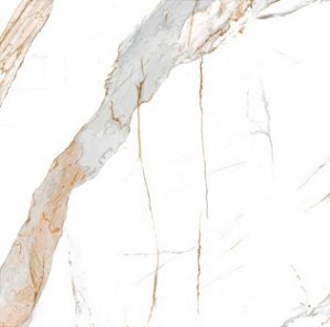 Porcelanato 90X90 A Ret Calacata Oro Satin Acetinado CX2,40