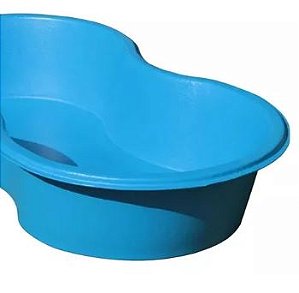 PISCINA REDONDA 500L POLIETILENO AZUL AFORT