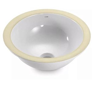 Cuba Embutir Redonda 36 Cm Branca Il6100 Icasa