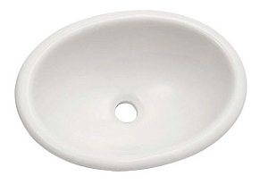 Cuba Sobrepor Oval 45X32 Branca Il6600 Icasa