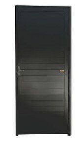 Porta Lambril Direita 210X80 Preta Esquadrisol