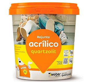Rejunte Acrilico Marrom Cafe 1KG Quartzolit