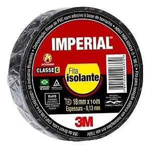 Fita Isolante Imperial 3M 10Mx18MM