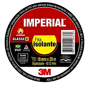 Fita Isolante Imperial 3M 20m x 18mm