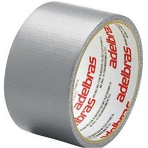 Fita Adesiva Silver Tape Cinza 10M Adelbras