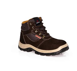 Botina Couro Elast Bidens Bico Plastico 46 Cartom