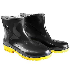 Bota PVC Preta Impermeavel 37