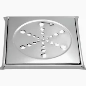 Ralo Grelha Inox 15X15 Quad C/ Caixilho 96006 Clara Inox