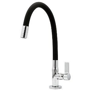 Torneira Coz Mesa C70 Gourmet Preta 3159570 Dama