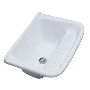 Tanque Marmore Sintetico 50X40 Branco T000Br Decoralita