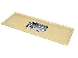 Pia Marmore Sintetico 120X54 Marrom Imp P124Mi Decoralita