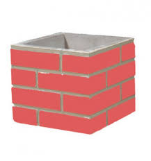 Duto Tijolinho 25X25Cm Rustico Standart Degrill