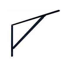 Cantoneira Mao Francesa 40Cm Preta 12Pc 4003M Dois M