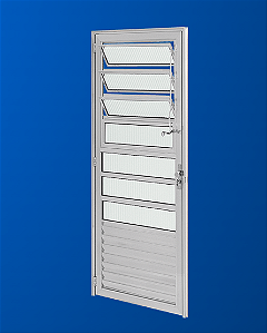 Porta Basculante Esq 210X80 Branca Esquadrisol