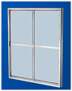 Porta Balcao 2F 210X120 Natural Esquadrisol