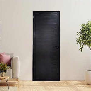 Porta Lambril Esq 210X80 Preta Esquadrisol