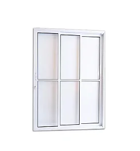 Porta Balcao 3F 210X200 Branca Esquadrisol