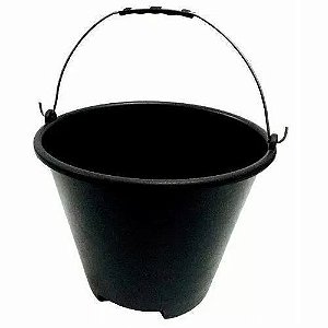 Balde Concreto Plast 10Lt Preto Gtx