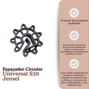 Espacador Circular 30Mm S30 Jeruel
