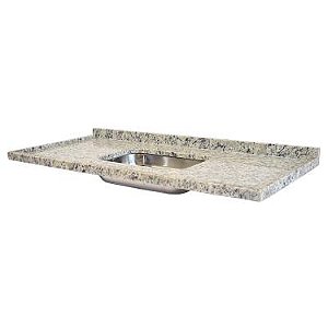 Pia Granito 100X55 Branco Arabesco