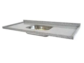 Pia Granito 160X55 Branco Arabesco