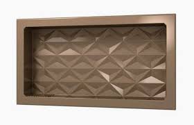 Nicho Plastico 35X63Cm Cappuccino C/ Fundo 3D Kasabelle