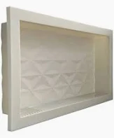 Nicho Imperial 50X40 Bege C/ Fundo 3D Massa Forte