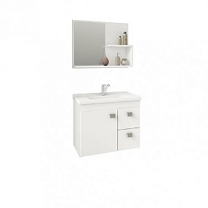 Armario C/ Esp Hortencia 55Cm Branco 9943.2 Mgm