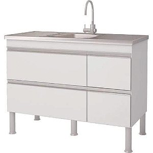 Balcao Prisma Px 1,14M Branco 889.2 Mgm