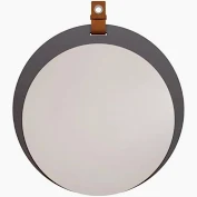 Espelheira Lua 60X60X1,5Cm Titanio 22469.38Mgm