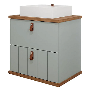 Armario Milano 60,3X66,5X45,1Cm Pistache 22459.46 Mgm
