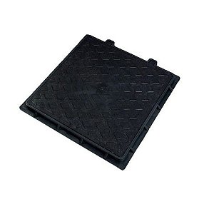 Tampao Articulado Preto C/ Aro 20X20 Odem