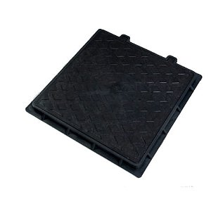 Tampao Articulado Preto C/ Aro 40X40 Odem