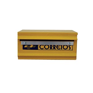 Caixa De Correio Popular Amarela Grade Orion