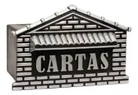 Caixa De Correio Popular Tijolinho Grade Prata Orion