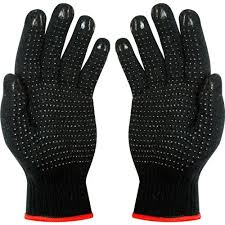 Luva Tricotada Palma Pigmentada Ca31911 Preta 600.30926 Plas