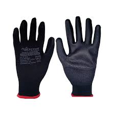 Luva Nylon N9 Supertato Ca37816 Preta 600.01145 Plastcor