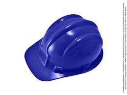 Capacete Plt Inmetro Ca31469 Azul Esc 700.00465 Plastcor