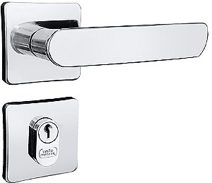 Fechadura Topazio Wc Crom Ros Quad 040B0427 Uniao Mundial