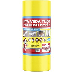 Fita Aluminio Veda Tudo 45Cm X 10M Brasilit